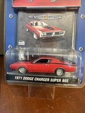 2007 Greenlight 71 Dodge Charger  Super Bee 1/64 Adult Collectible In Red