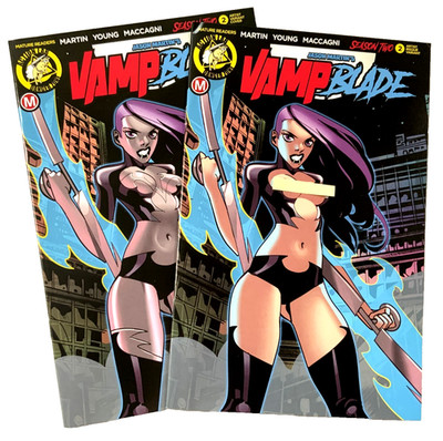 Action Lab VAMPBLADE 2017 Season 2 #2 Celor Risque Cover Set VF to NM Ships FREE