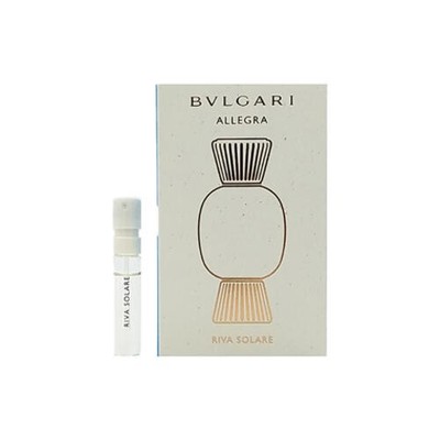 BVLGARI ALLEGRA Riva Solare 0.05 oz (1.5ml) EDP Travel Spray Vial Sample