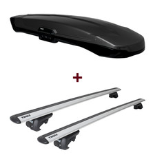 Dachbox Thule Vector Alpine + Dachträger Thule für Mercedes V-Klasse W638 set