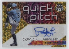 2021 Panini Mosaic Quick Pitch Gold Prizm /10 Luis Patino #QPA-LP Auto 1t3