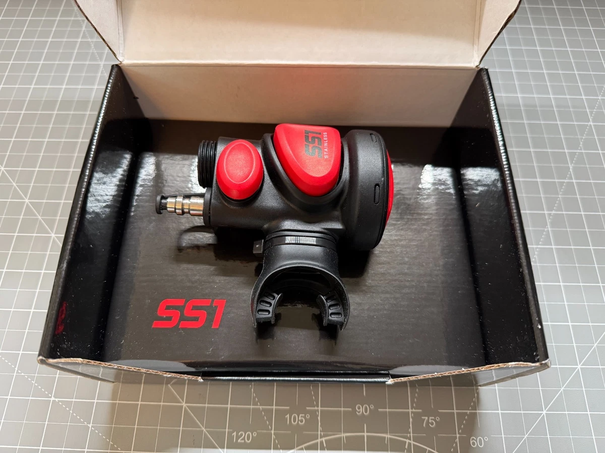 Atomic Aquatics SS1 Safe Second Inflator Red w/ Quick Disconnect Hose - No Dives