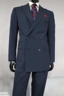 Recan Ralf Recent Ralph Lauren Purple label Italy navy 4 in 2 double breasted 42 L ...