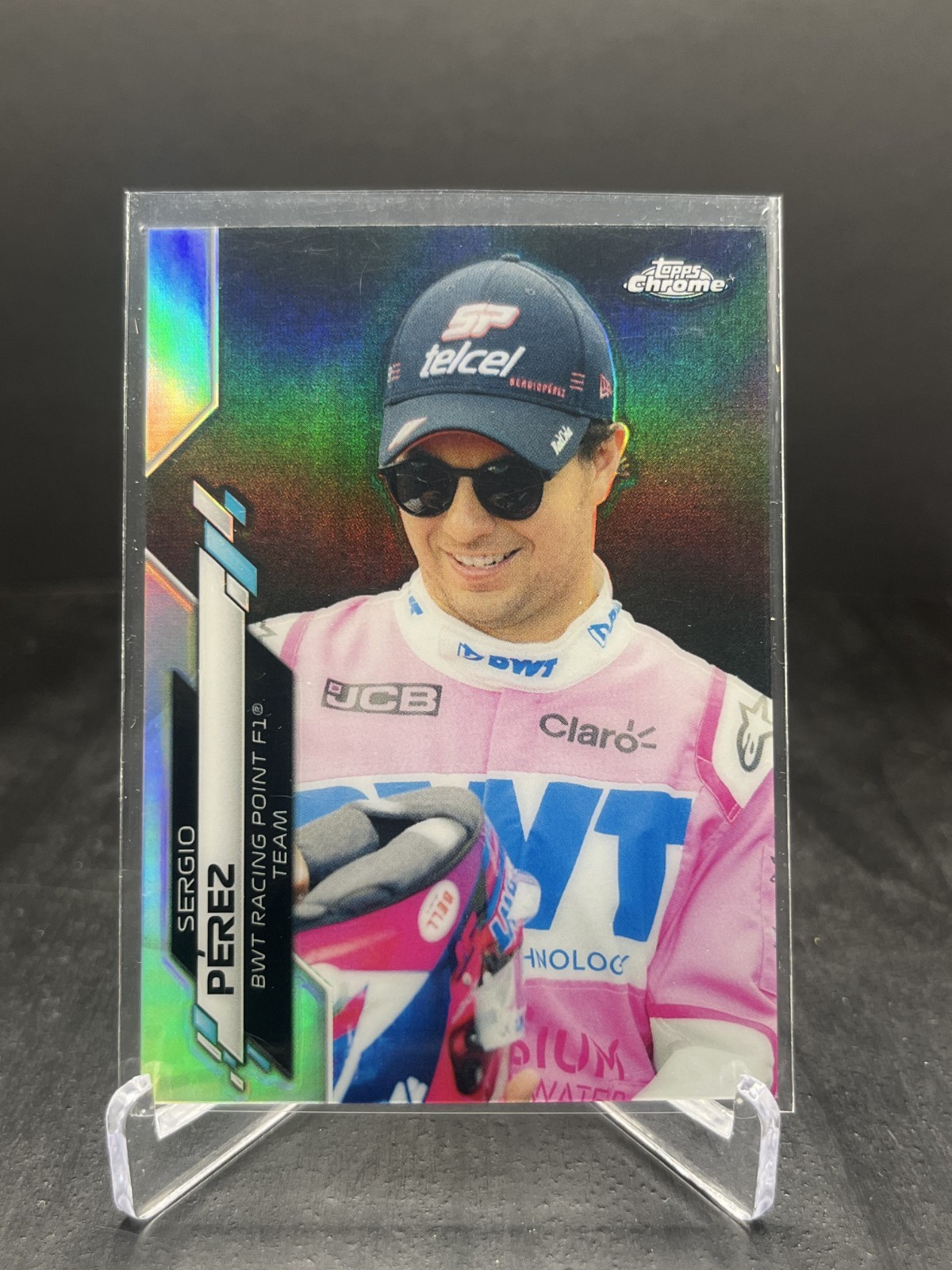 2020 Topps Chrome Formula 1 F1 Sergio Perez Refractor #186