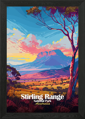 Stirling Range National Park Austra Framed Wall Art Poster Canvas Print Picture