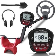 Metal Detectors 1 Professional Detector Adults Gold Lightweight LCD Display Disc