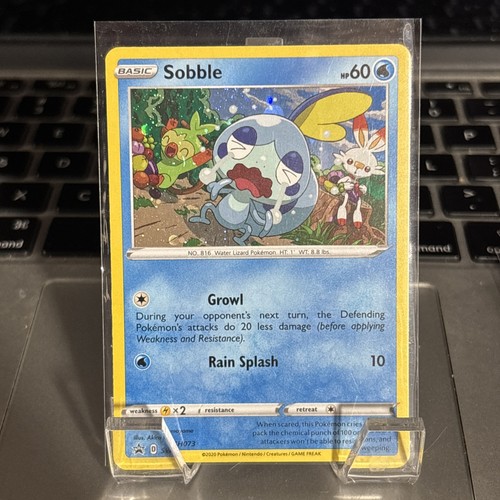 Sobble SWSH073 Cosmos Holo Black Star Promo Pokemon Card