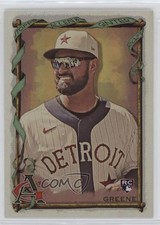 2023 Topps Allen & Ginter Hot Box Silver Portrait Short Print Riley Greene 03j5