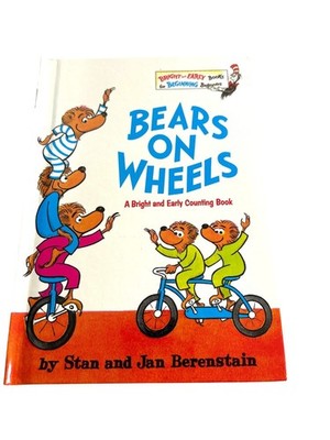 Bears on Wheels A Bright & Early Counting Book Hardcover 9x6'' Preschool