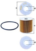 ÖLfilter Knecht OX 192D Filtereinsatz FüR Nissan UP Trail T30 Pick P12 D22 V10 1
