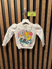 VINTAGE Kids Bragabouts Made In The USA Music Crewneck Sweatshirt Size 4T