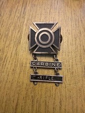 US Army Marksman Qualification Badge with Rifle Bar — listing 2