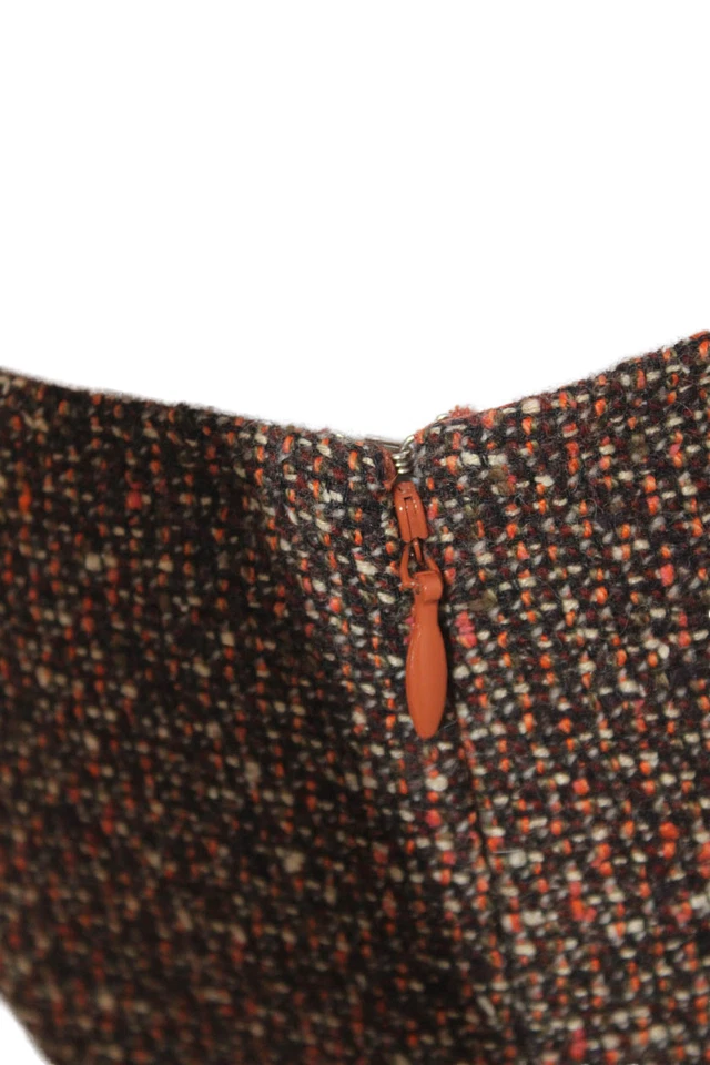 Ellen Tracy Women Straight Pencil Skirt Brown Knee Length Size 2P - Image 4 of 4