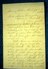 1864 Civil War Letter - Death Of A Soldier Sent to Family