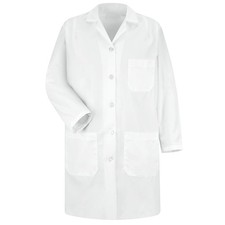Red Kap Men's Durable Press Lab Coat, White, 3X-Large 3X-Large, White