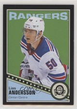 2019-20 O-Pee-Chee Retro Black 1/100 Lias Andersson #197 o6b