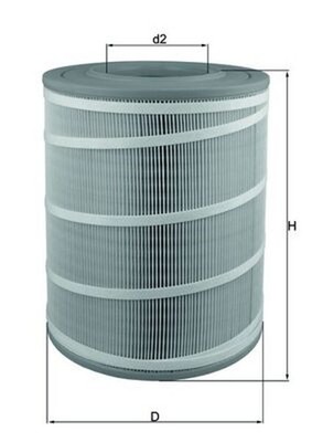 MAHLE Luftfilter LX 3480 Filtereinsatz für AXOR MERCEDES ATEGO ECONIC