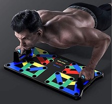 Push Up Board 17 in 1 Folding Fitness Workout Train Muscle Exercise Pushup Stand