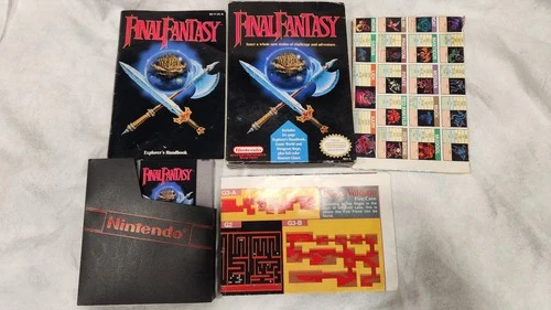 Final Fantasy (Nintendo NES, 1990, Squaresoft)  CIB - Authentic - Works!