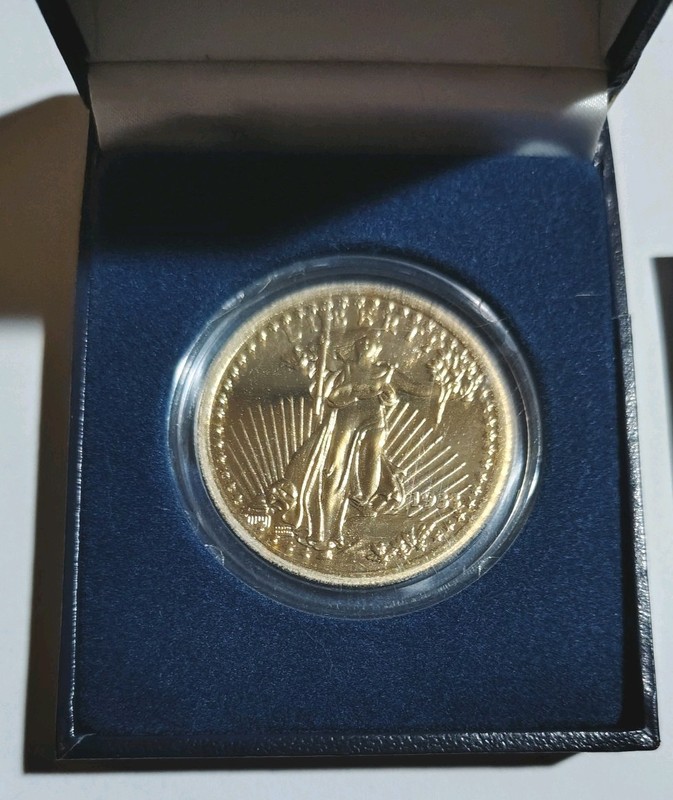 Saint Gaudens $20 Gold Miniature Coin Vintage Replica