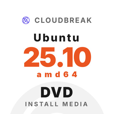 Ubuntu 25.10 amd64 Bootable/Live Install DVD NEW