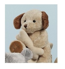 Plüsch Tier Hund mit Knochen ca. 26 cm hoch