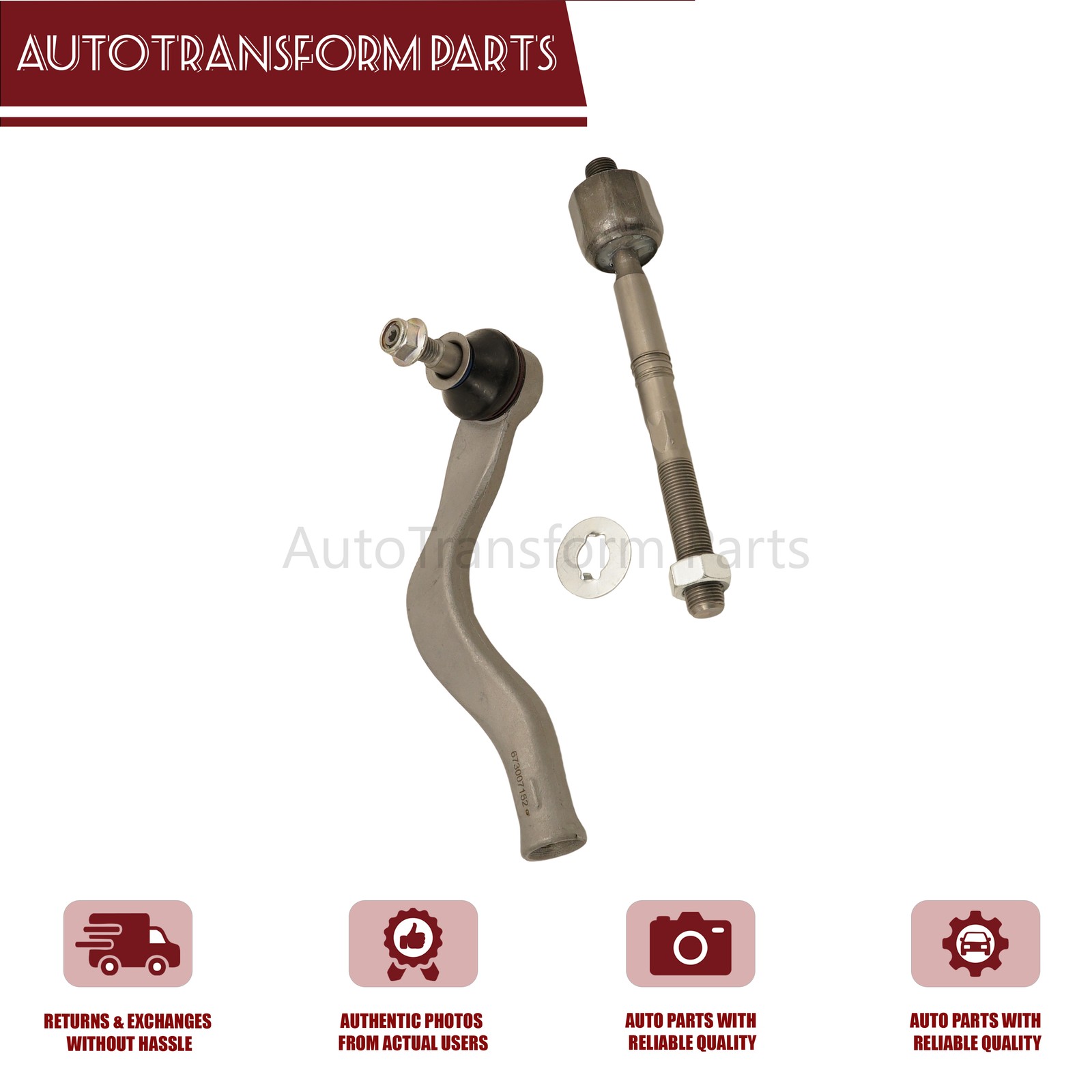For 2019-2023 Maserati Levante 673007162 Right Inner Tie Rod Ball Joint US
