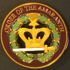 Amaranth Cut Out Car Emblem-New!