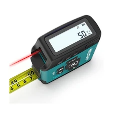 MiLESEEY DT20 Laser Tape Measure 3-in-1, 130FT Laser Distance Meter, 16FT Dig...
