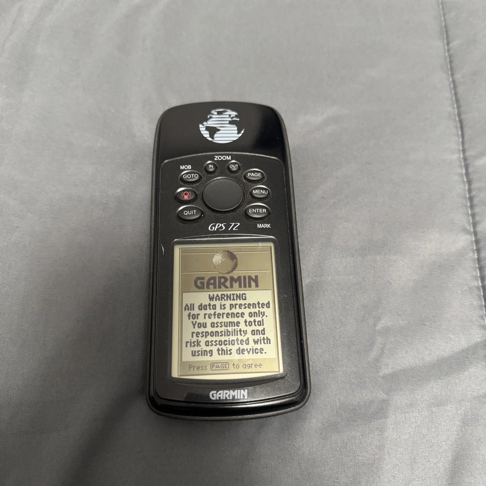 Garmin GPS 72 Handheld Personal Navigator Marine Fishing Hiking Hunting Tested - Image 2 of 4