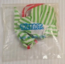 Vintage Kenner Bag Strawberry Shortcake Berry Wear Green/White Striped NOS 1980s