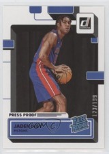 2022 Panini Donruss Rated Rookie Purple Press Proof 123/199 Jaden Ivey #205 0kr0