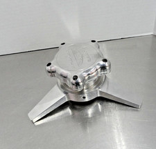 Vintage Ar American Racing Wheel Spinner Tri Bar Center Hub Cap Polished 3 Bar Vintage Ar American Racing Wheel Spinner Tri Bar Center Hub Cap Polished 3 Bar