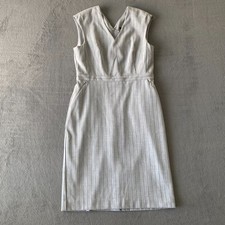 Ann Taylor Gray Sleeveless Dress Size Petite 0