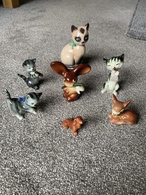 Vintage Goebel Katzen - Hase Kaninchen - Bambi - Dackel Figuren