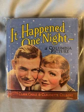 It Happened One Night - Saalfield card covers movie tie-in VG++ 1934 Clark Gable