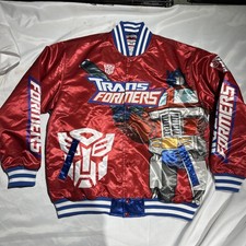 Rare Transformers Satin Bomber Jacket Headgear Classics Size 5XL Brand New