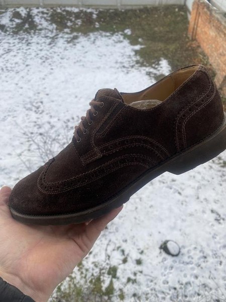 Men Nero Giardini Heels Brown Suede 42