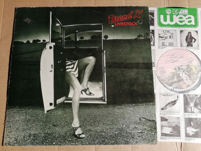 BRAND X (PHIL COLLINS / JOHN GOODSALL / PERCY JONES) - LIVESTOCK - LP - GERMANY