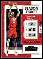 2021-22 Panini Contenders Game Ticket Christian Wood Houston Rockets #80