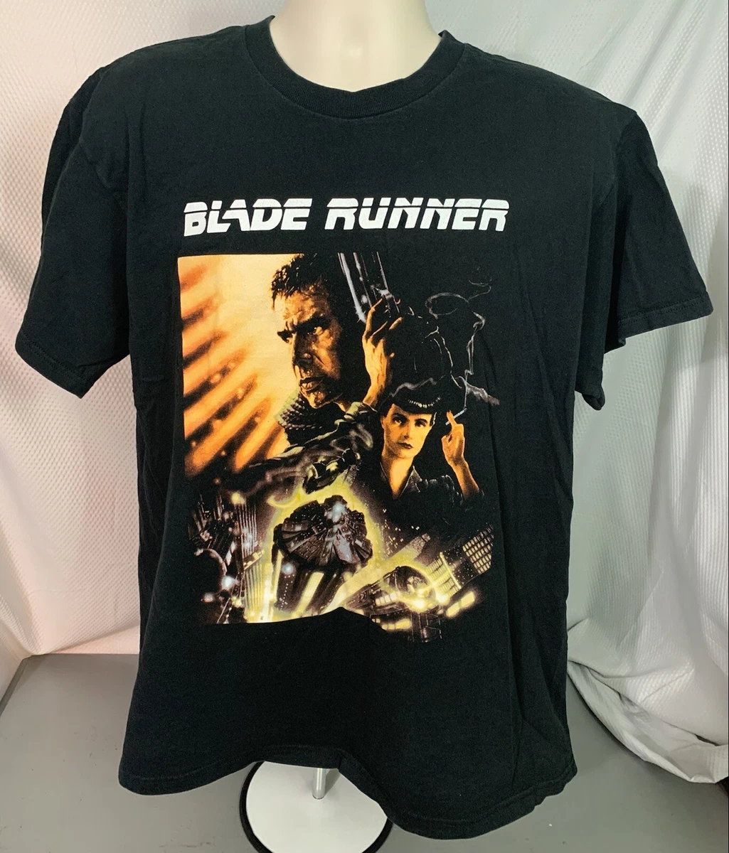 BLADE RUNNER T-Shirt XL (2-Sided) Vintage Late 1990's Harrison Ford Movie  FOTL