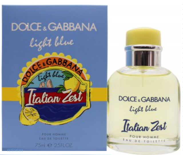 dolce and gabbana light blue italian zest pour homme