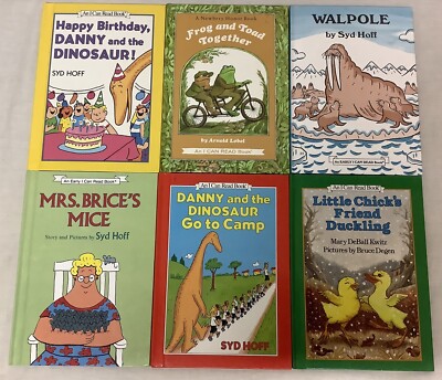 AN I CAN READ BOOK - Set of 6 Hardcover Early Reading Books Harper & Row ICRBH11