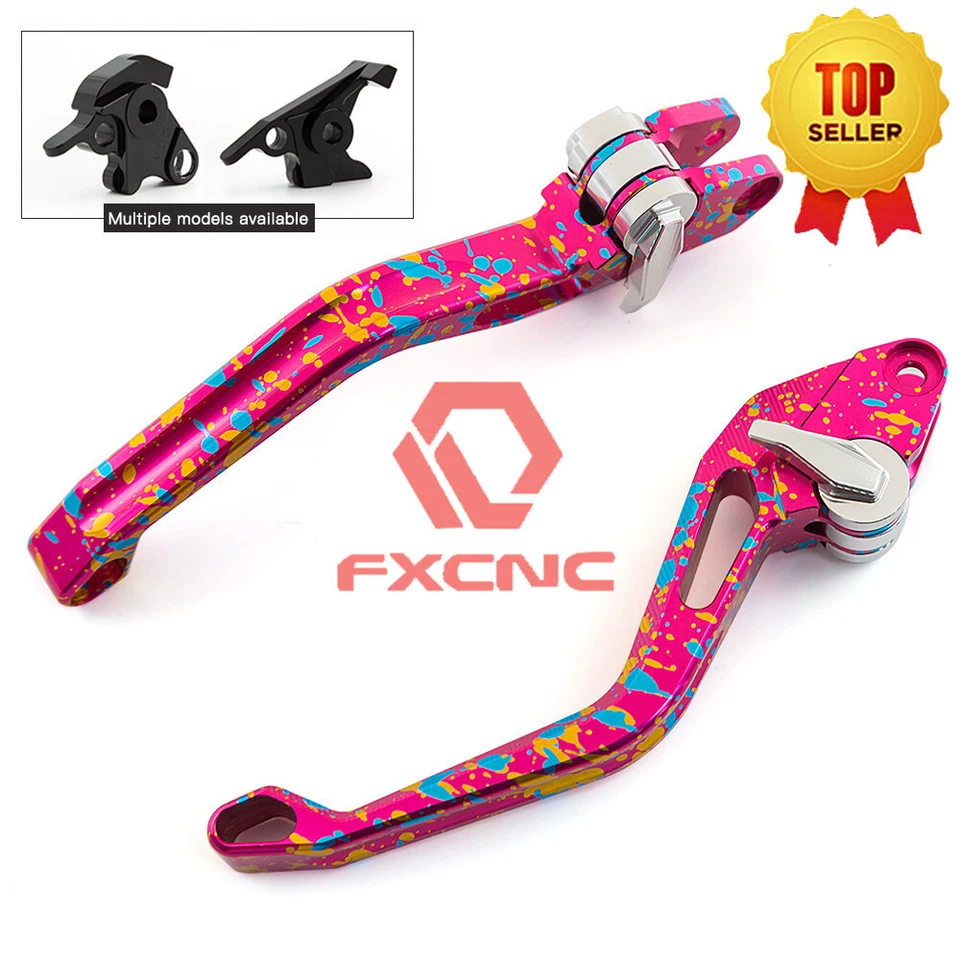 Palanca de embrague de freno de camuflaje corto 3D para SUPERTENERE/XT1200ZE 10-20 Foto 3 de 4