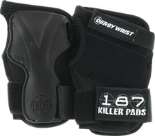 187 Killer Pads Derby Wrist Guard Black - Medium