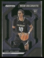2024 Panini Prizm Draft Picks Basketball - New Recruits Base - #22 Cody Williams