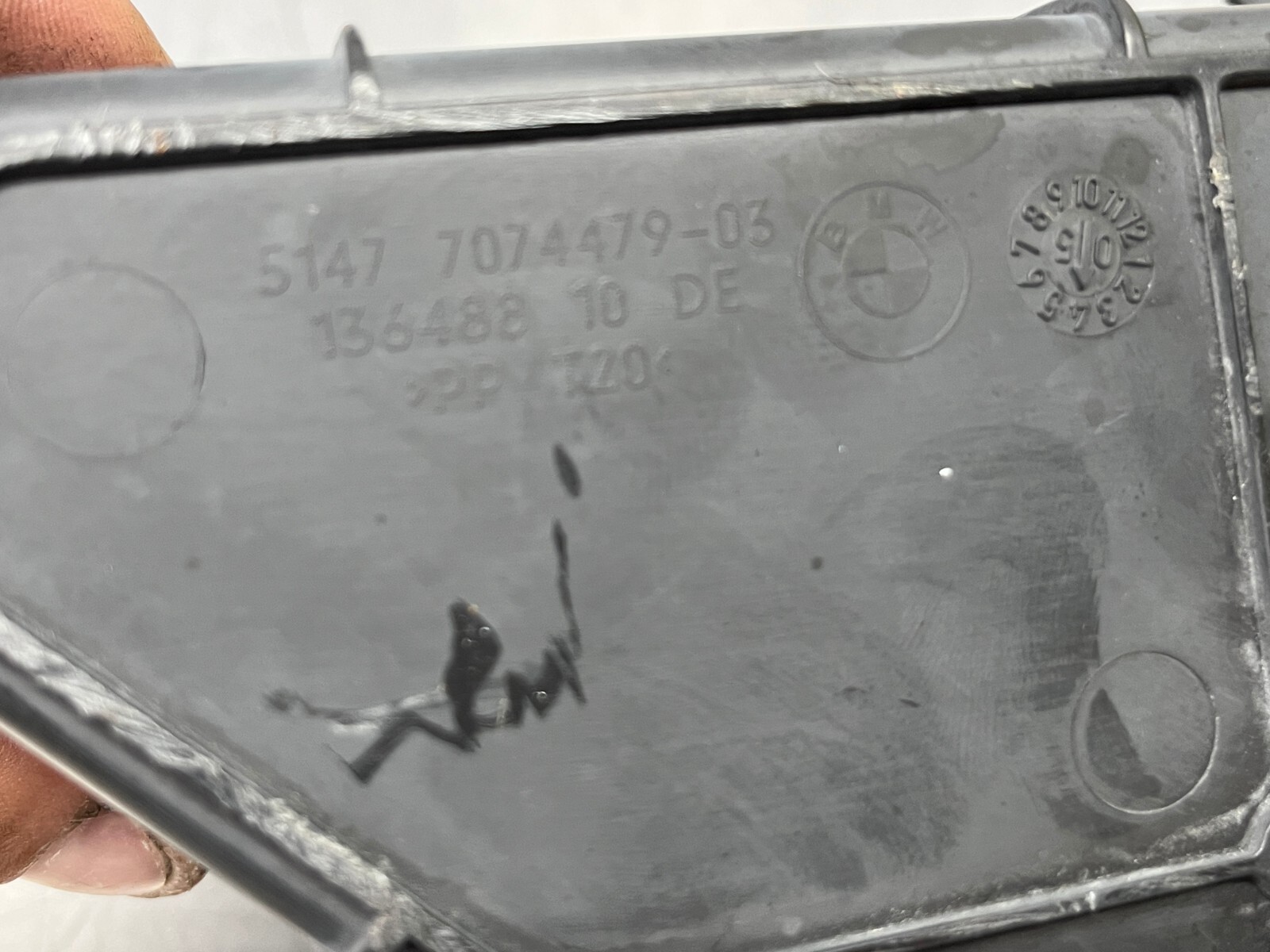 2005 Bmw 545i - E60 - Trunk Storage Tray - Driver Left Corner - 131k