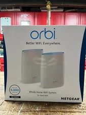 Netgear ORBI AC3000 RBR50 Router & RBS50 Satellite Whole House Tri-Band WiFi