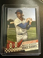 B99a Db 2 Ernie Banks, Chicago Cubs 2020 Topps Decades Best /299