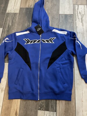 Boohoo Man Oversized Hoodie in Blue (Cobalt) Size Medium